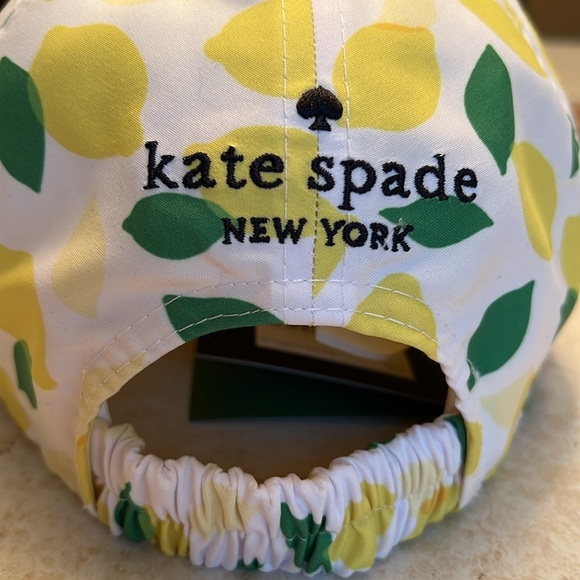 🎉HP🎉NWT Kate Spade Lemon Toss Baseball Cap/Hat - Picture 4 of 8